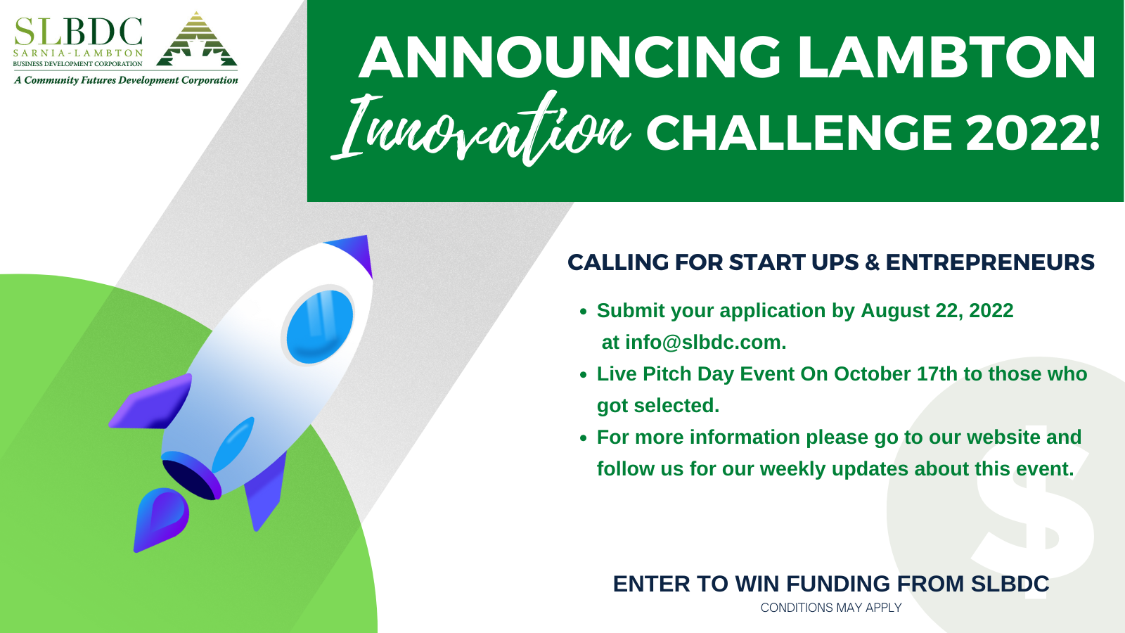 Lambton Innovation Challenge : Entry Requirements